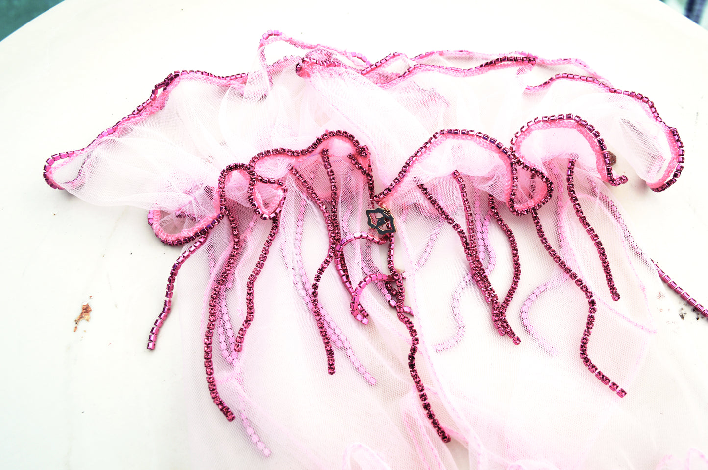 SAKURA - Crystal Fringe Gloves