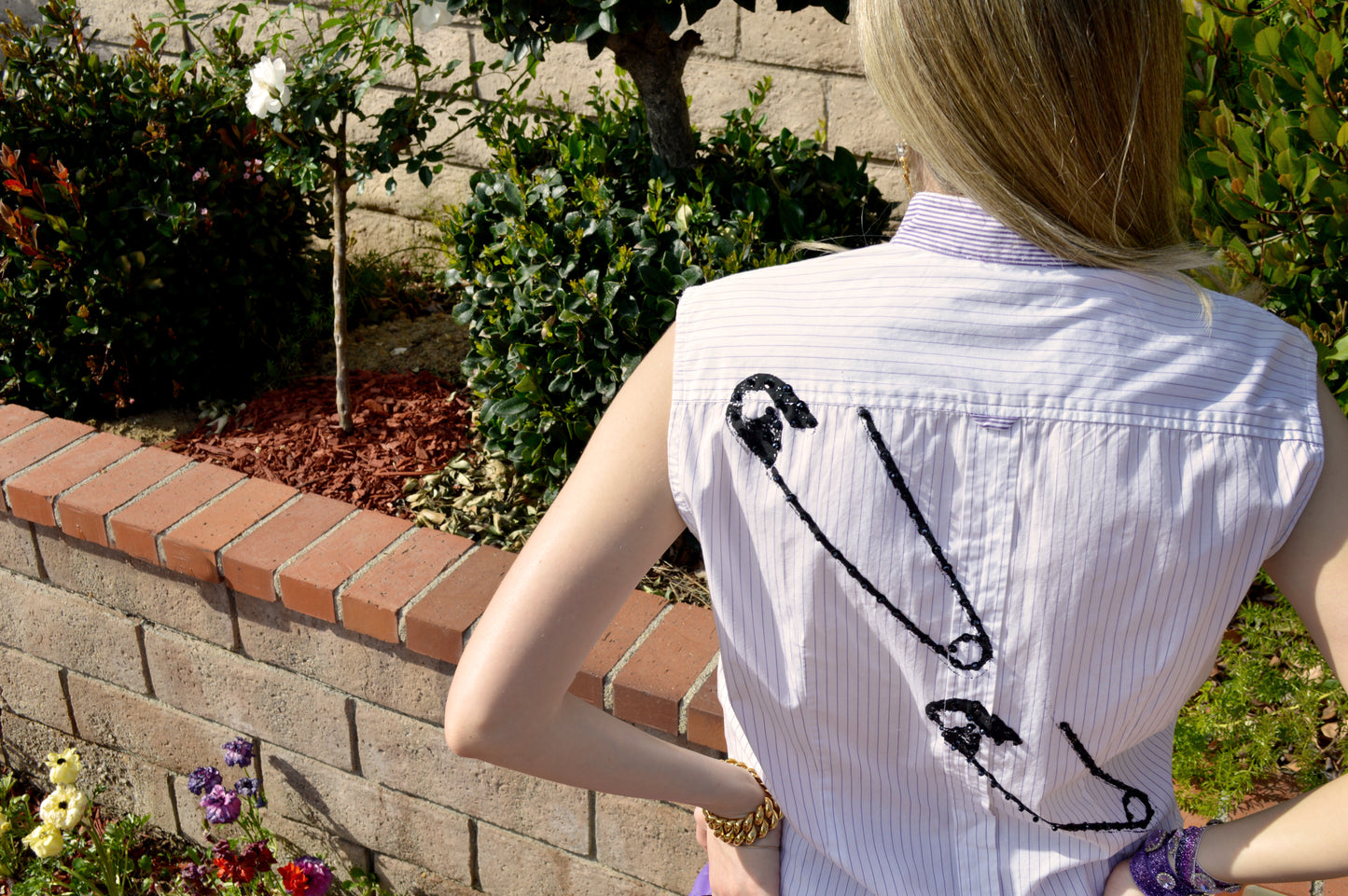 MODISTE SURREALIST - Embellished Button Down