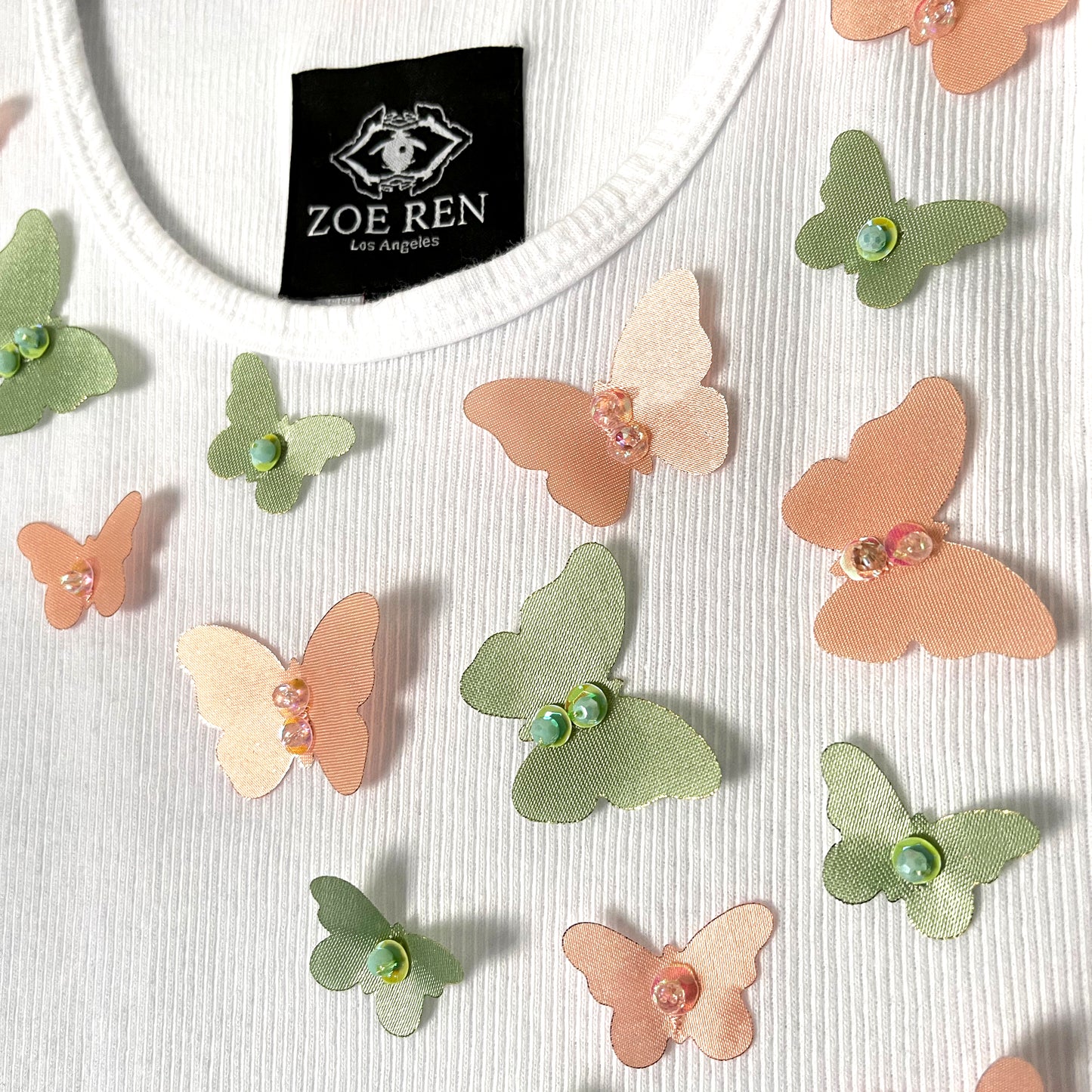 MARIAH CARRIE - Embellished Butterfly Tank