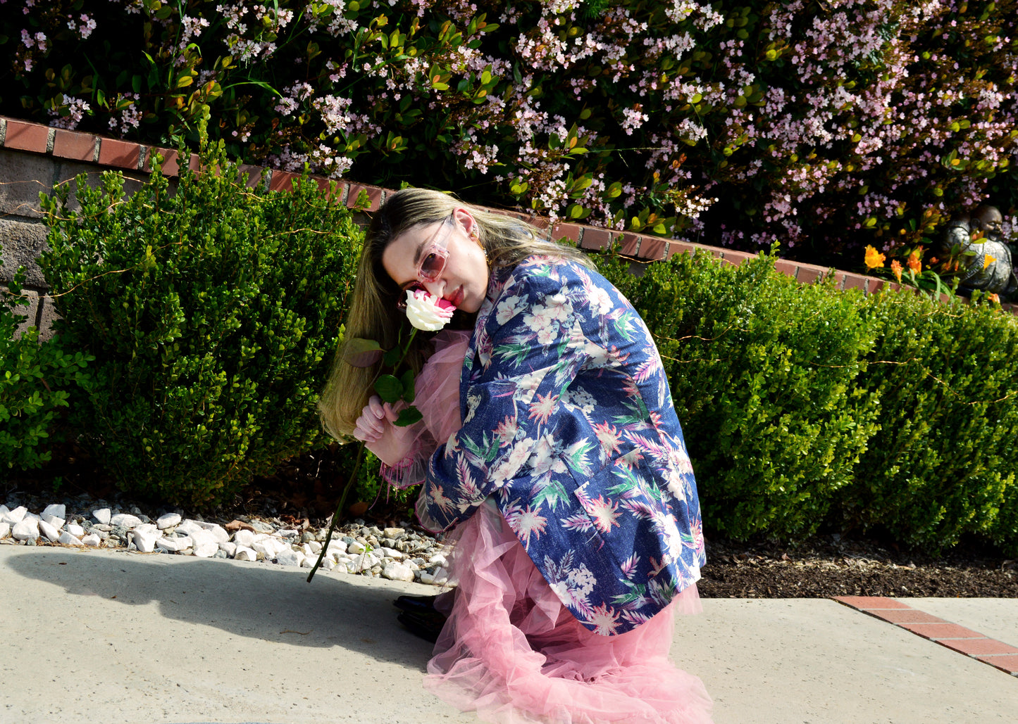 PALM BEACH SUNSET - Printed Summer Blazer